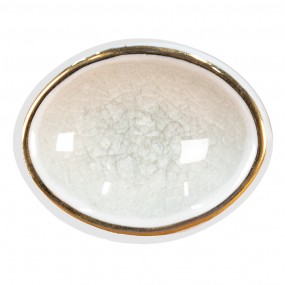 65052 Knob 4 cm White Ceramic