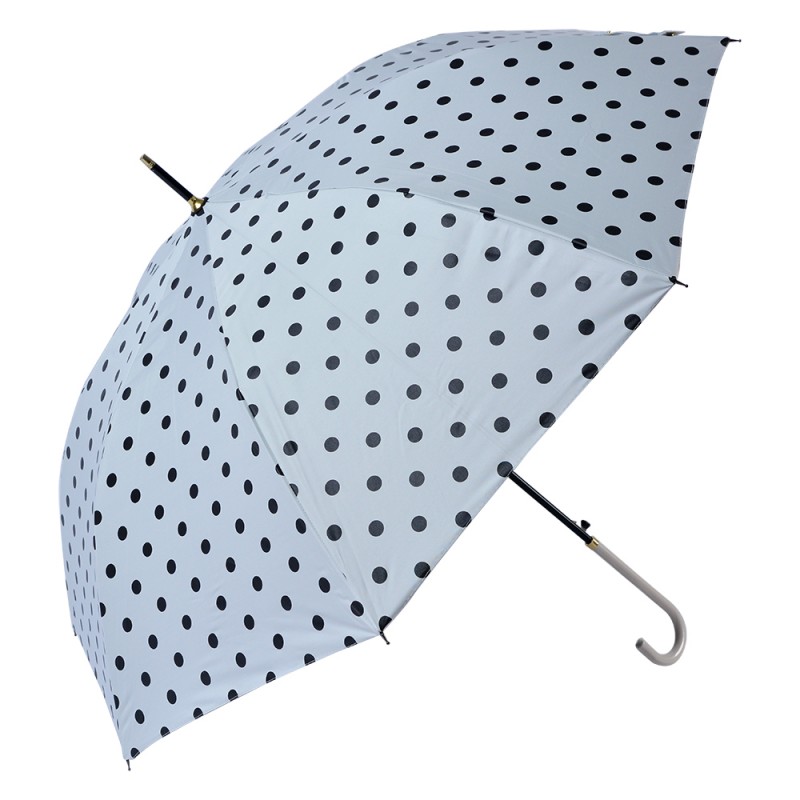 JZUM0047 Erwachsenen-Regenschirm Ø 100 cm Weiß Polyester Punkte Regenschirm
