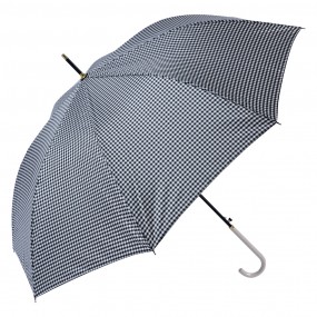 2JZUM0049 Erwachsenen-Regenschirm Ø 100 cm Grau Polyester Kariert Regenschirm