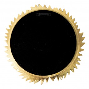 262S256 Spiegel Ø 25 cm Goldfarbig Kunststoff Rund Ganzkörperspiegel