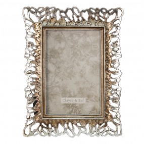 22F0932 Photo Frame 10x15 cm Silver colored Plastic Rectangle Picture Frame