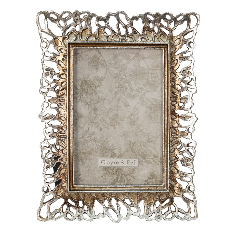 2F0932 Photo Frame 10x15 cm Silver colored Plastic Rectangle Picture Frame