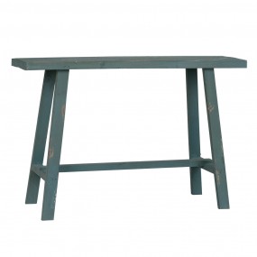 25H0160 Plant Table 60x21x40 cm Green Wood Rectangle Plant Stand