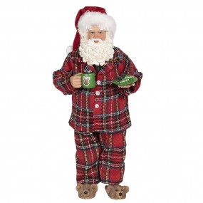 264650 Figurine Santa Claus 28 cm Red Green Textile Figurine