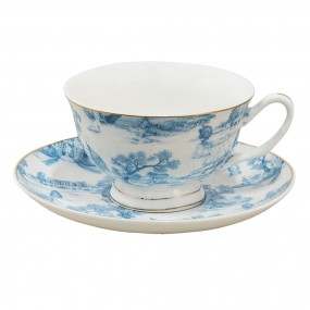 6CEKS0001BL Cup and Saucer...