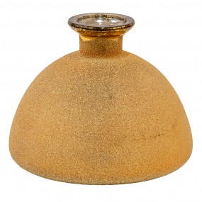 26GL3576 Vase Ø 17x14 cm Gold colored Glass Glass Vase