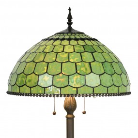 25LL-6042 Floor Lamp Tiffany Ø 51x165 cm Green Glass Standing Lamp