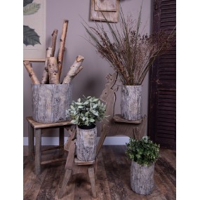 25H0633 Plant Table Reindeer 69 cm Brown Wood Plant Stand
