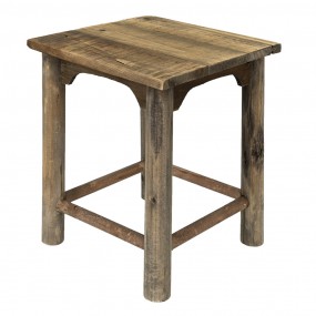 26H2224 Plant Table 30x30x32 cm Brown Wood Plant Stand