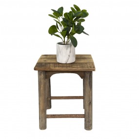 26H2224 Plant Table 30x30x32 cm Brown Wood Plant Stand