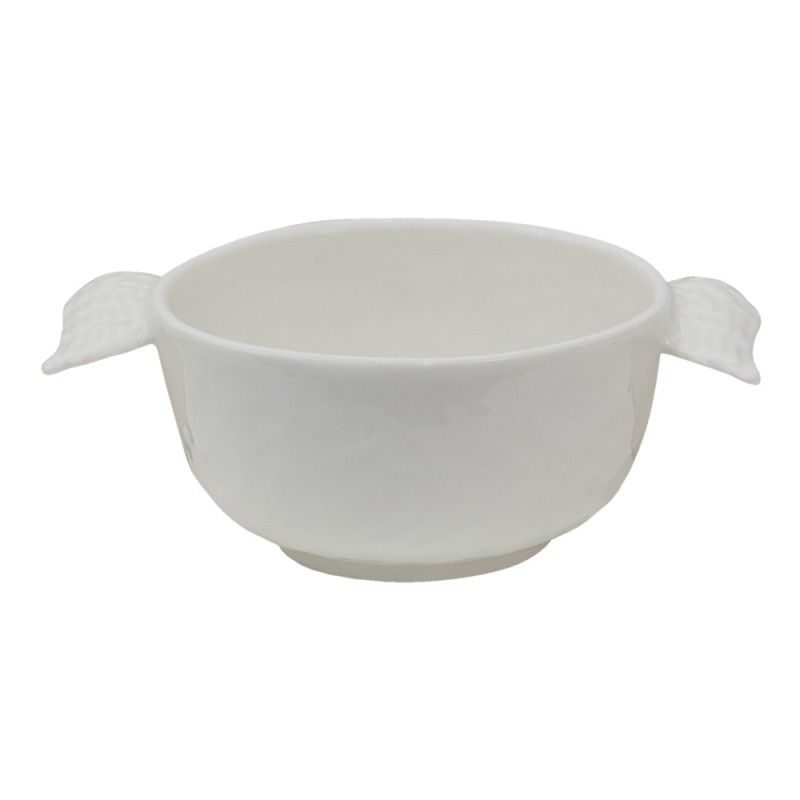 WINBO Decorative Bowl 150 ml White Ceramic Wings