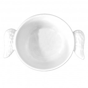 2WINBO Decorative Bowl 150 ml White Ceramic Wings