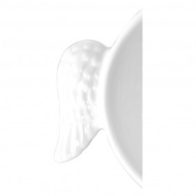 2WINBO Dekoration Schale 150 ml Weiß Keramik Flügel