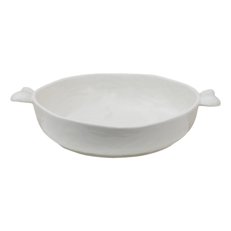 WINPS Vassoio da portata 800 ml Bianco Ceramica Ali Piatto di presentazione