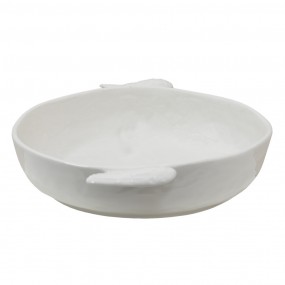 2WINPS Vassoio da portata 800 ml Bianco Ceramica Ali Piatto di presentazione