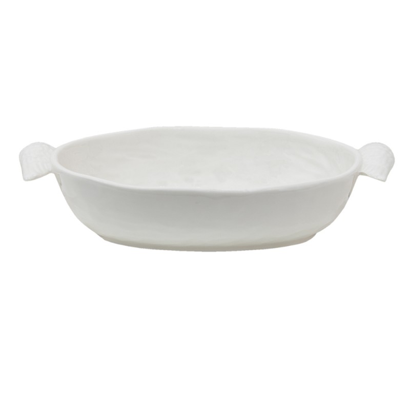 WINPSO Vassoio da portata 500 ml Bianco Ceramica Ali Piatto di presentazione