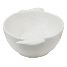2WINPSO Vassoio da portata 500 ml Bianco Ceramica Ali Piatto di presentazione