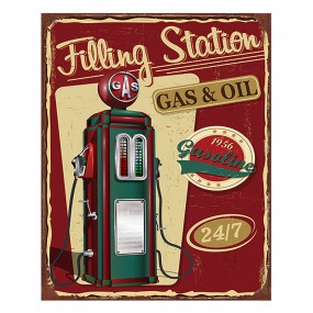 26Y5130 Text Board 20*25 cm Red Iron Fuel pump