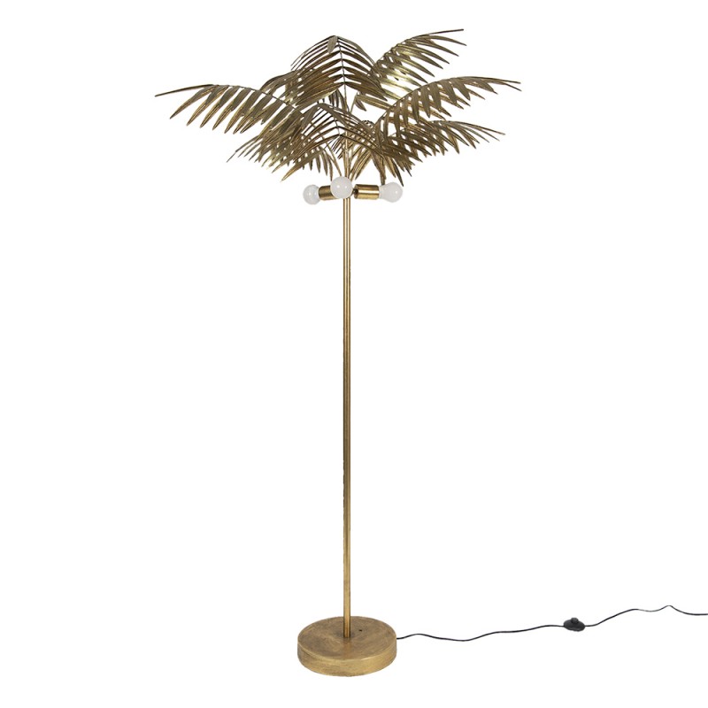 5LMP656 Floor Lamp Palm Ø 100x193 cm Gold colored Iron Standing Lamp