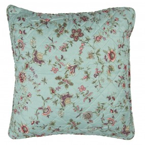 2Q187.030 Cushion Cover 50x50 cm Turquoise Polyester Square