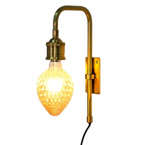 26LMP759 Wandleuchte 7x15x32 cm  Goldfarbig Metall Wandlampe