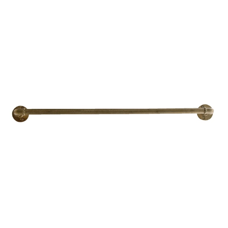5Y0966 Towel Rack 62x8x5 cm Gold colored Iron Towel Holder