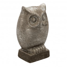 26CE1306 Figurine Owl 23 cm Grey Ceramic Home Accessories
