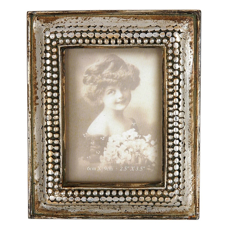 2791 Photo Frame 6x9 cm Silver colored Plastic Rectangle Picture Frame