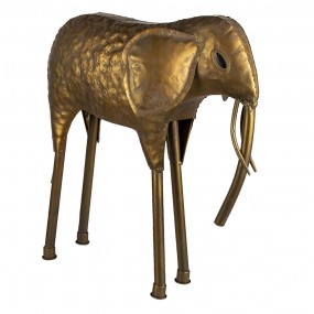 26Y4296 Figur Elefant 50x16x50 cm Kupferfarbig Metall Wohnaccessoires