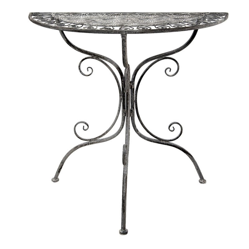 5Y0978 Side Table 80x36x75 cm Grey Iron Console Table