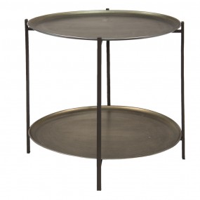 25Y1095 Side Table 65x45x61 cm Brown Iron