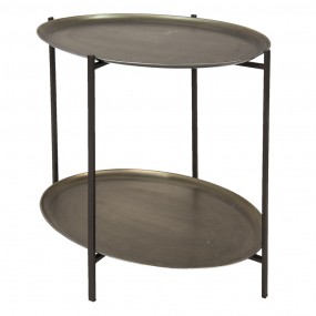 25Y1095 Side Table 65x45x61 cm Brown Iron