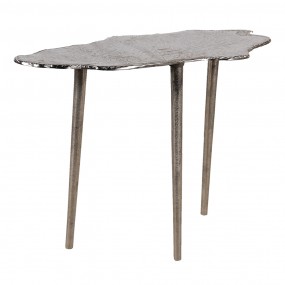 250531M Table d'appoint 56x24x45 cm Gris Aluminium