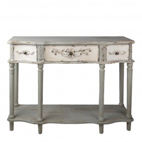 25H0483 Side Table 120x38x85 cm Grey Wood Console Table