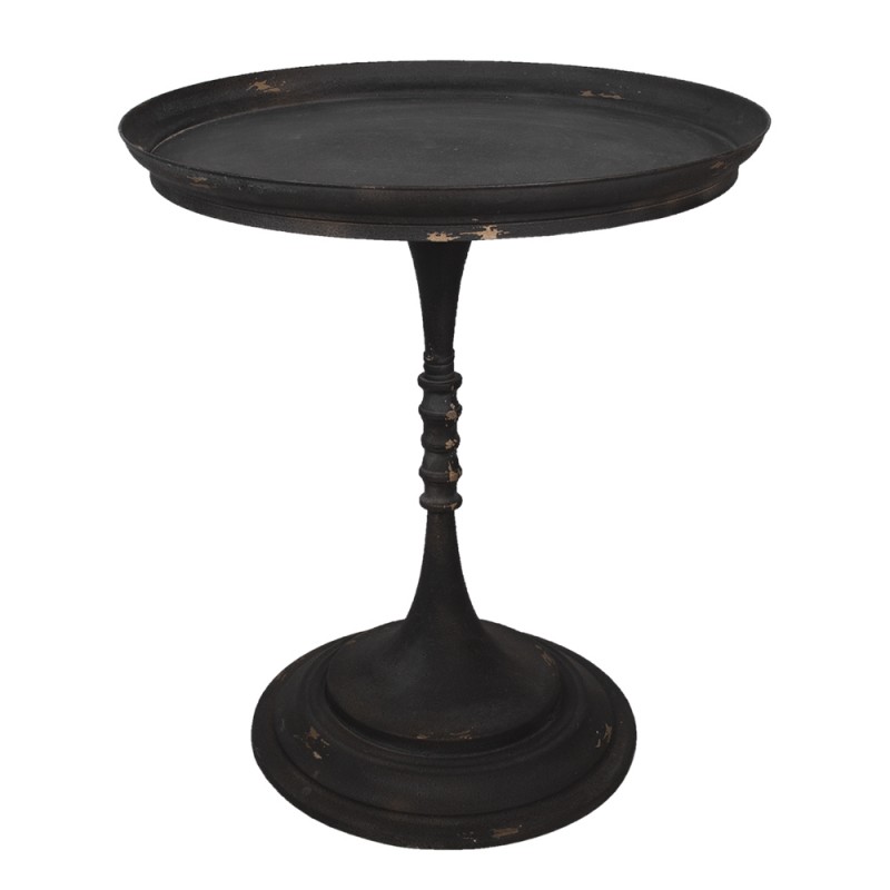 5Y0864 Side Table Ø 60x68 cm Brown Iron Round