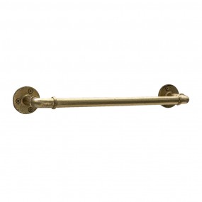 26Y4672 Towel Holder 36x8x5 cm Gold colored Iron Towel Bar