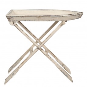 250402 Side Table 70x39x64 cm White Wood Occasional table