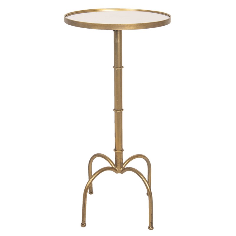 5Y0625 Side Table Ø 40x81 cm Gold colored Metal Round