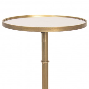 25Y0625 Side Table Ø 40x81 cm Gold colored Metal Round