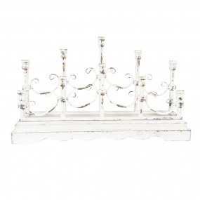 25Y0953 Candle holder 69x41 cm White Iron Candle Holder
