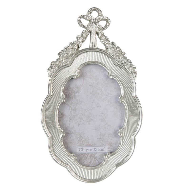 2F0901 Photo Frame 10x15 cm Silver colored Plastic Picture Frame