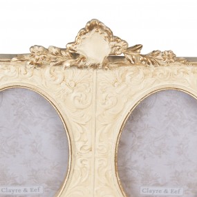 22F0902 Photo Frame 6x9 cm Gold colored Plastic Picture Frame