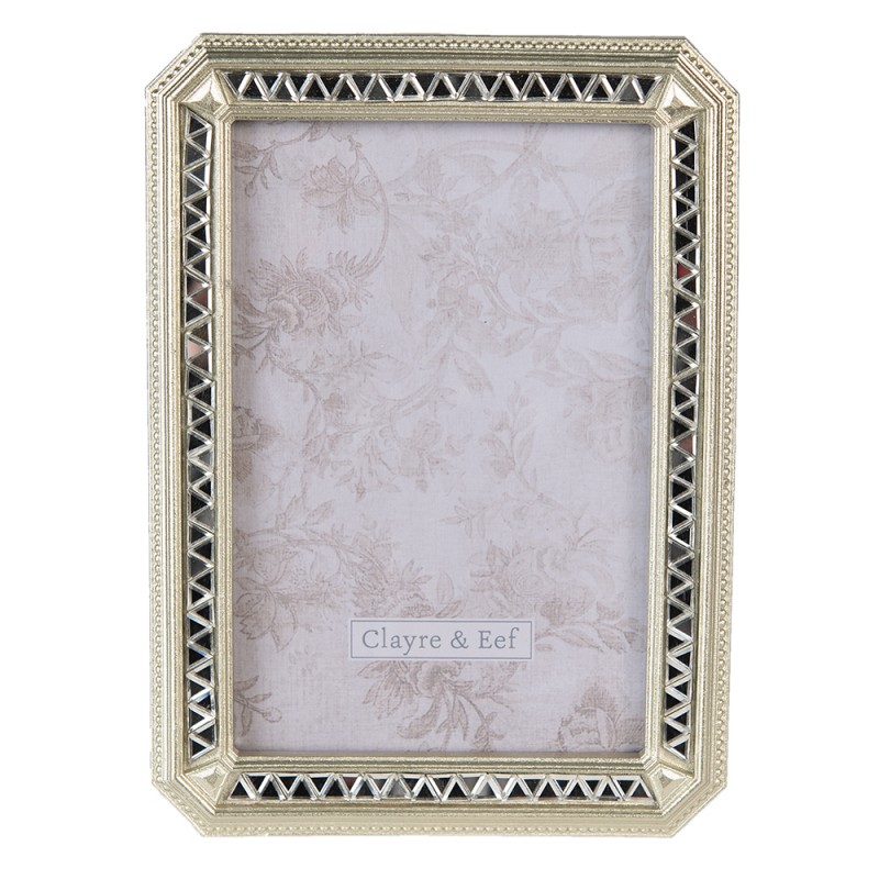 2F0903 Photo Frame 10x15 cm Silver colored Plastic Picture Frame