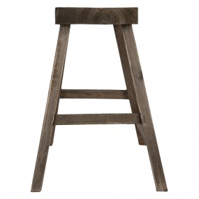 26H2118 Plant Table 56x37x50 cm Brown Wood Plant Stand