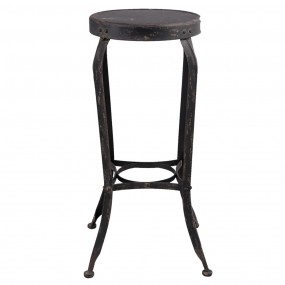 25Y0392 Bar Stool 37x37x72 cm Black Iron Round Foot stool