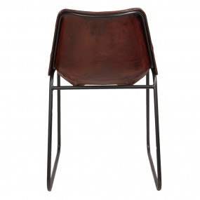 250513 Dining Chair 46x48x79 cm Brown Leather Chair
