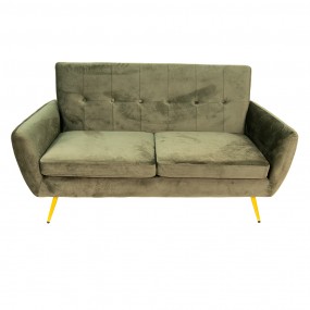 250562GR Bench 2-seater 2-Zits Green Textile Sofa
