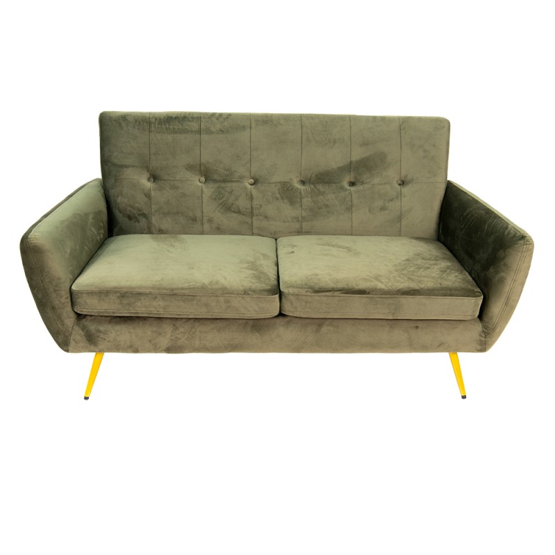 50562GR Bench 2-seater 2-Zits Green Textile Sofa