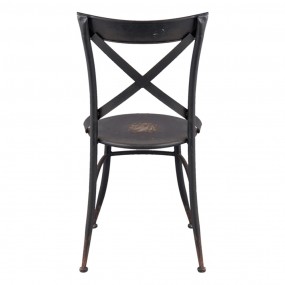 25Y0396 Dining Chair 41x41x88 cm Black Iron Chair