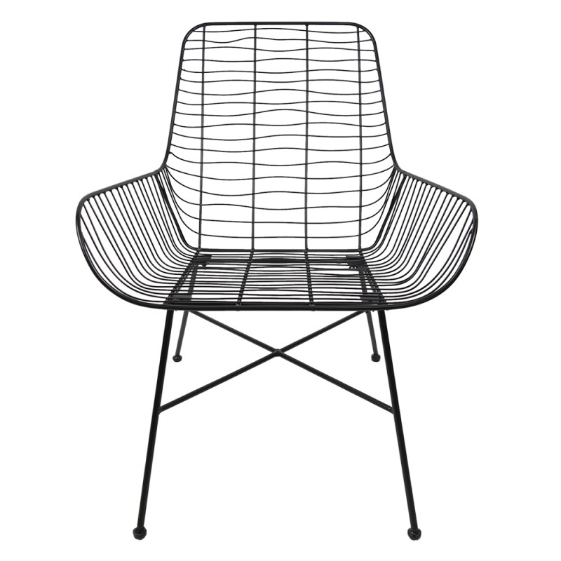 5Y0956 Dining Chair 67x63x78 cm Black Iron Chair